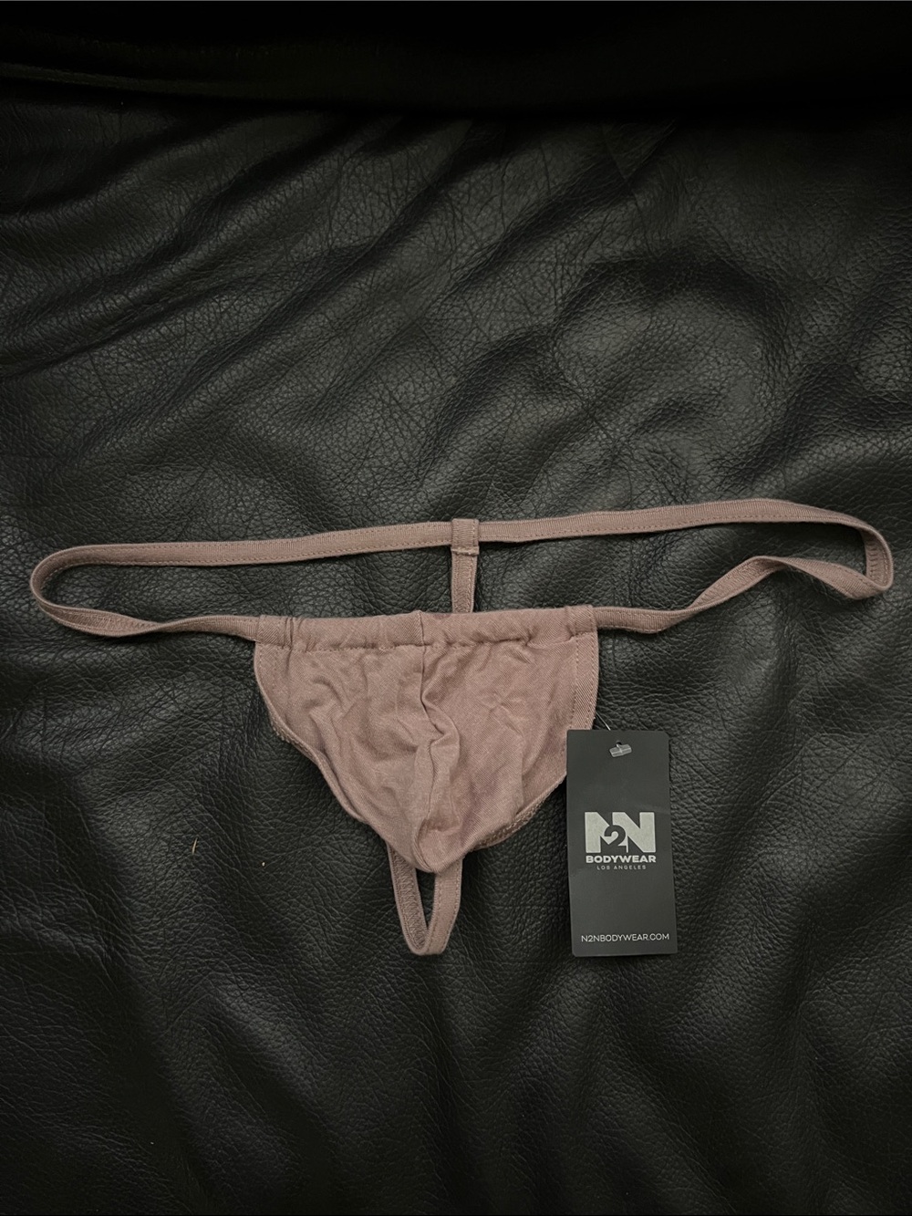 N2N Bodywear Mojave Night Pocket G String TAN Large
